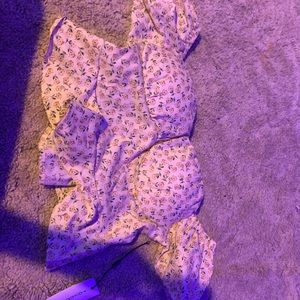 off the shoulder shirt. didn’t fit me right, super cute.